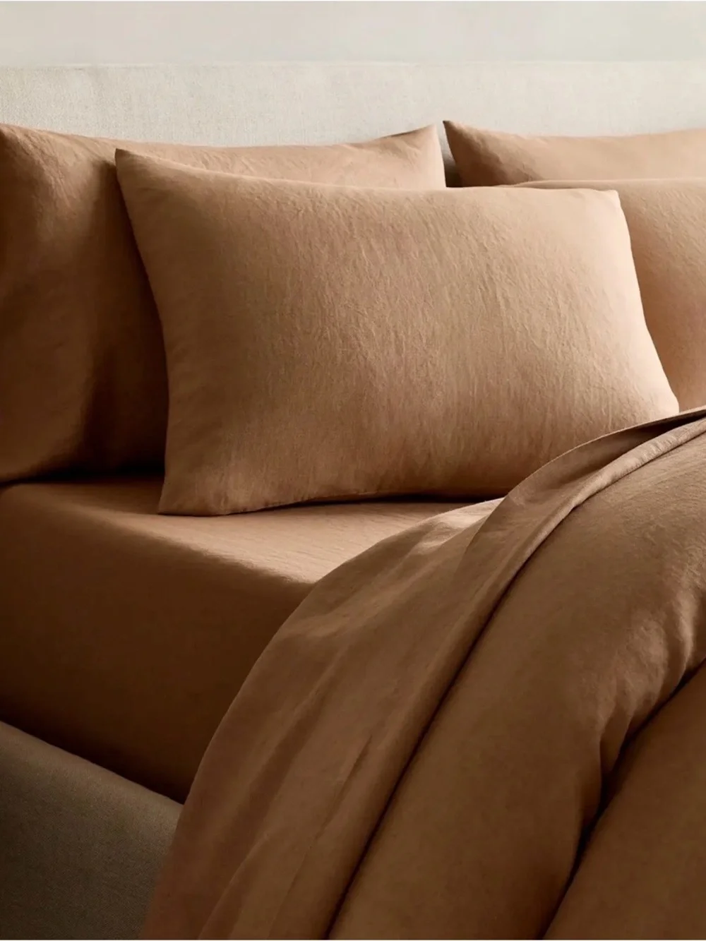 NEW Quince European Linen Duvet Cover, Twin (Latte)